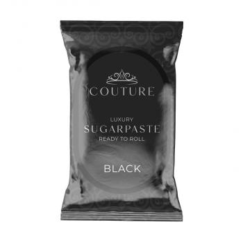 Couture Zuckerpaste 1kg - Schwarz