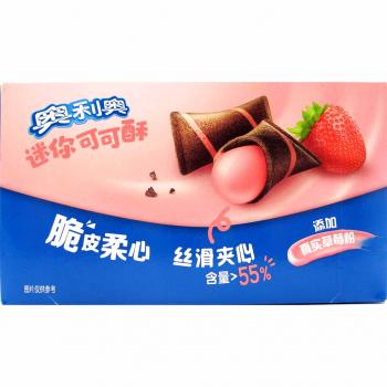 Oreo Mini Kakao Waffeltaschen Erdbeer 40gr Asia