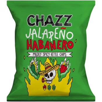 CHAZZ Kettle Chips Jalapeño Habanero Mildly Spicy 50g